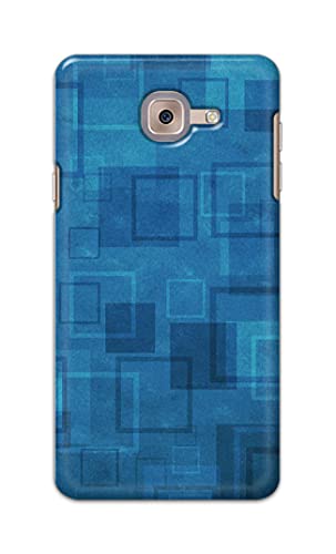 Image of Printed Hard Back Cover Case for Samsung Galaxy J7 Max Back Cover (Plain Azure Blue) -702