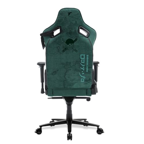 Image of TTRACING Surge X Air Threads Fabric Gaming Chair - Zoro Edition, Ergonomic Design, 120-Degree Full Tilt Mechanism, Neck and Lumbar Pillow Support, PU-Coated 4D Adjustable Armrests