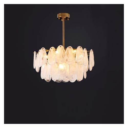 French Luxury Chandelier Living Room Bedroom Glass Pendant Lights Home