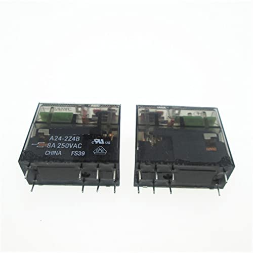 Relé de 24V HF115FPA242Z4B24VAC de 8A AC24V para circuitos impresos PCB 2
