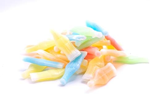 Nik-L-Nips Wax Bottles Candy Drinks - 1LB Bulk Candy in Resealable Stand Up Bag (approx. 60 pieces) - Retro and Vintage Candy - Bulk Nostalgic Candies