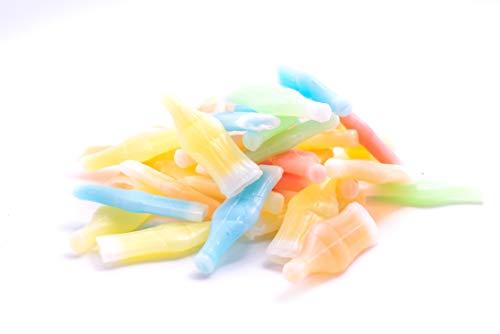 Nik-L-Nips Wax Bottles Candy Drinks - 1LB Bulk Candy in Resealable Stand Up Bag (approx. 60 pieces) - Retro and Vintage Candy - Bulk Nostalgic Candies