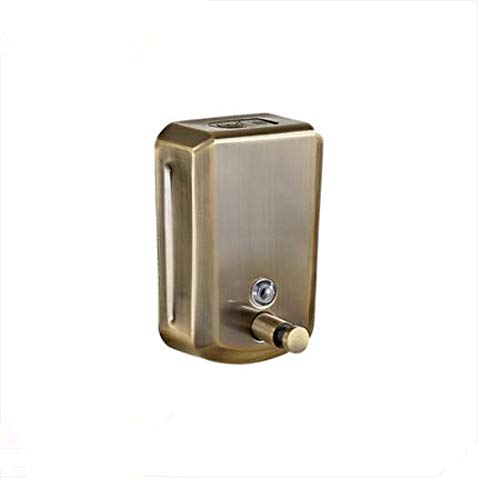 CGMY Solid Brass Bathroom Liquid Soap Dispenser 800ml Wall Mounted Antique/Brushed Bathroom accessories For Kitchen Bathroom