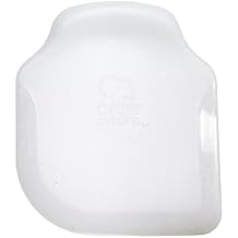Chef Craft Basic Plastic Pan Scraper, 3 inch Length 2.5 inch Wide, White