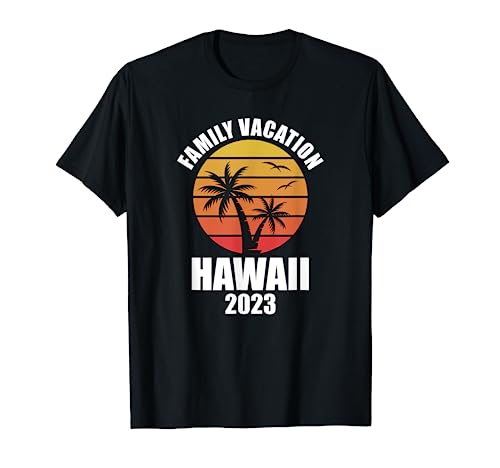 Hawaii Family Vacation 2023 Summer Matching Holiday Group T-Shirt