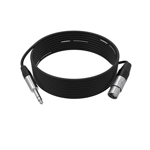Câble de microphone stéréo PRORECK 4,6 m avec connecteurs Rean robustes