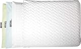 BROOKSTONE BioSense Layer Adjust Pillow – Customizable Support with 3 Removable Interchangeable Fill Layers of Memory Foam, Chipped Foam and Down Alternative Fiber Fill – Standard/Queen