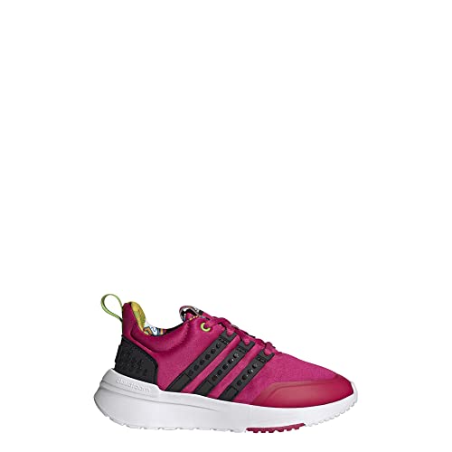 adidas Unisex Kids Lego Racer TR K Sportswear Shoes Real Magenta/Core Black/Semi Solar Green (us_Footwear_Size_System, Big_Kid, Numeric, Medium, Numeric_6_Point_5)