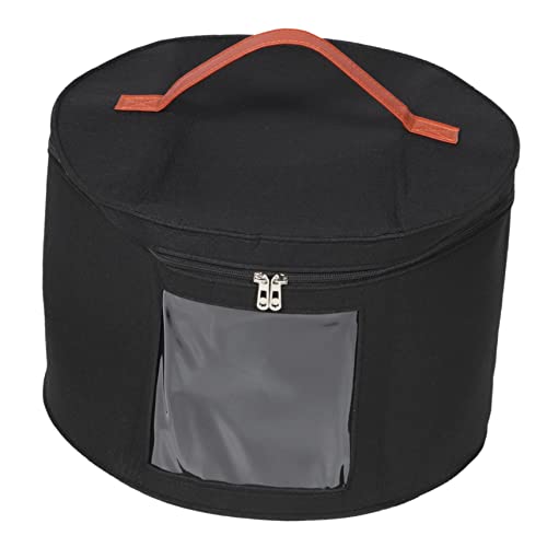 Happyyami Desktop Hat Storage Box Convenient Felt Organizer for Hats Socks Items Tear Resistant Container for Home Use Travel Stylish Design