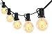 Catena Luminosa Esterno - 15M/50FT Impermeabile Luci da Esterno Giardino con 25+2 G40 Lampadina, LED Catena Luci Stringa Esterno Decorative per Barbecue Balcone Matrimonio Cortile Festa Terrazzo