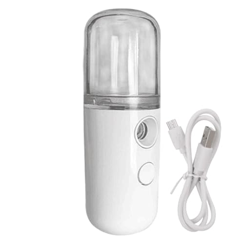 Nano Ionic - Vaporizzatore facciale compatto per l'idratazione, vapore tascabile senza fili, per una pulizia profonda del viso, da viaggio, piccola vaporizzatore portatile per casa, dormitorio, tasca