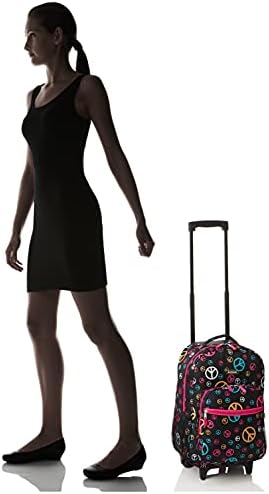 Rockland Double Handle Rolling Backpack