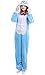YAOMEI Erwachsene Unisex Overalls, Kostüm Tier Kostüm Anzug Strampler Nachthemd Pyjama Hoodie Nachtwäsche Cosplay Karton 3D Kigurumi Karneval Weihnachten Halloween (M, Doraemon)