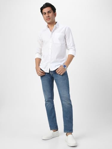 Image of Urbano Fashion Men's Cotton Full Sleeve Regular Fit Casual Solid Shirt