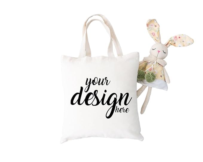 CustomPrintkart Personalised/Customised Text Tote Bags, Shopping Bags, Custom Tote Bag, Promotional Tote Bag, Custom Shopper, Shopping Bags, Trade Show Gift Bag, (Size-14 x 16 inches) (Without Zip)