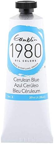 Gamblin 1980 Oil Cerulean Blue - 37 Milliliter
