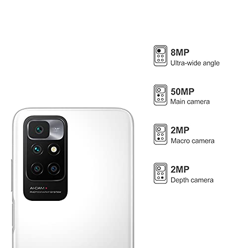 Celular Xiaomi Redmi 10 4/128 GB branco Versão Global
