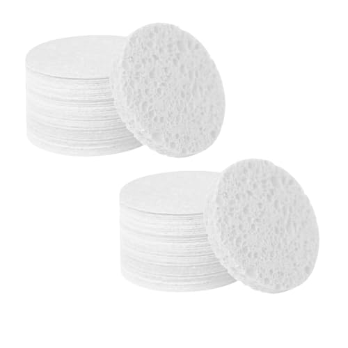 XINGSUI 30Piezas Esponjas de Limpieza, Comprimida Kitchen Esponjas, Esponjas Reutilizables, para Limpiar Bancos de Cocina, cocinas eléctricas(Esponja lavavajillas Redonda)