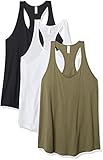 Clementine Women's Ideal Racerback Tank (Pack of 3)