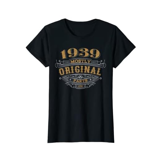 Mujer Junio 1939 Regalo de 80 cumpleaños 1939 Clásico Vintage Camiseta