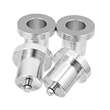 Cabilock 4 Stück Teiliges Aluminium Jack Pad Präzise Stoßdämpfend rutschfest für SUV Elektro Lastwagen Stabiler Schutz für Wagenheber und Fahrzeugrahmen bei Wartung und Reparatur