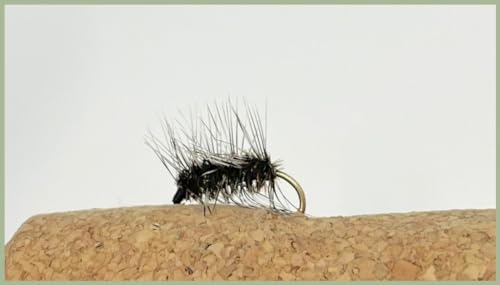 Griffiths gnat dry trout flies, choice of size and Quantity, perfect summer flies, midge imitation (6, 14)