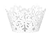 Die Cut Snowflake Holiday Cupcake Wrappers, 12ct