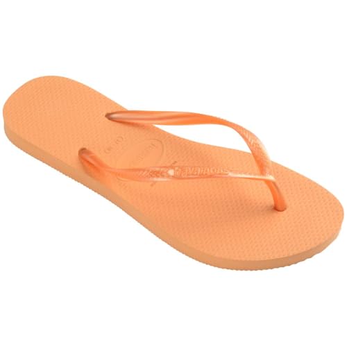 Havaianas Women's Slim Flip Flops Sandals, Peach, 9/103