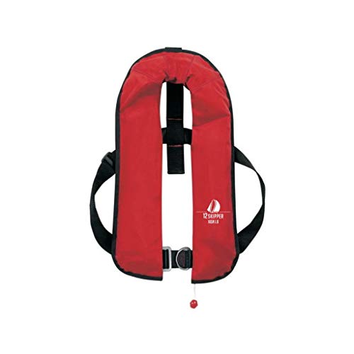 12skipper Automatik-Rettungsweste 165N mit Harness, Schwimmweste, rot Cover