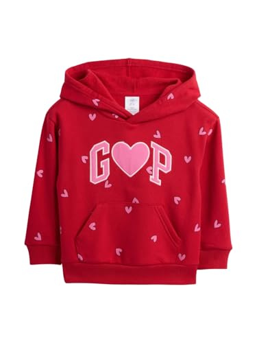 GAP Baby Girls Playtime Favorites Logo Pullover Hoodie Hooded Sweatshirt Sled 18-24M