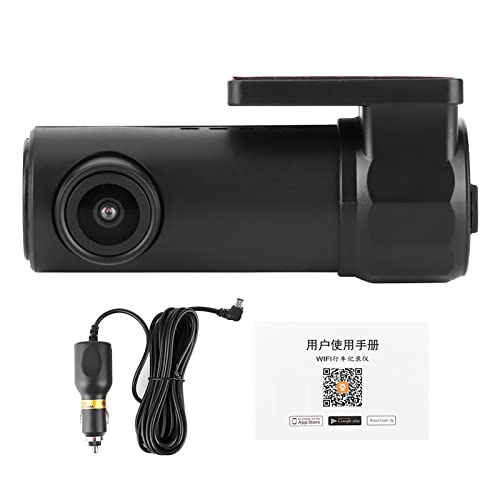 Cámara de salpicadero FHD 1080P con WiFi y gran angular de 170 grados para coche 6
