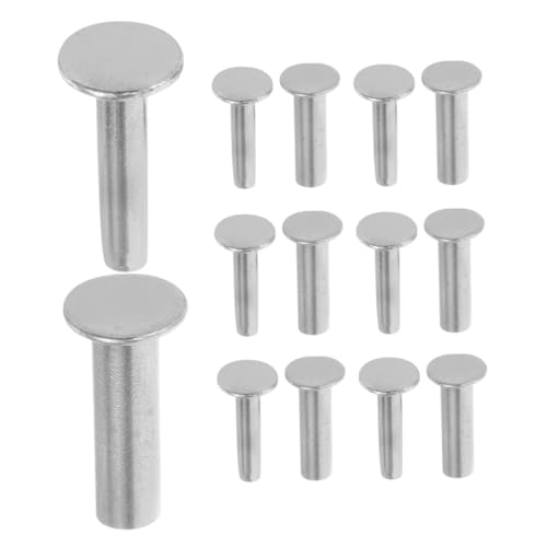 NAMOARLY Copper Rivet Nuts for Knife Handle Repair 14 Pairs Secure Fastening for Knife Handles Chef Knives