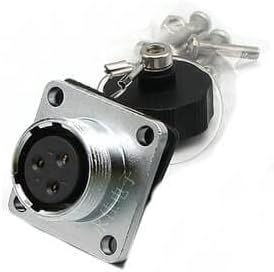 WS16 Aviation Cable Connector 3pin Waterproof Power Connector Receptacle 3 Wire
