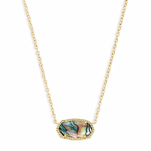 Image of Kendra Scott Elisa Pendant Necklace for Women, Fashion Jewelry, 14k Gold-Plated