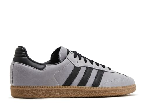 adidas Samba OG Men's Sneakers, Halo Silver/Core Black/Brown Desert, Size 133