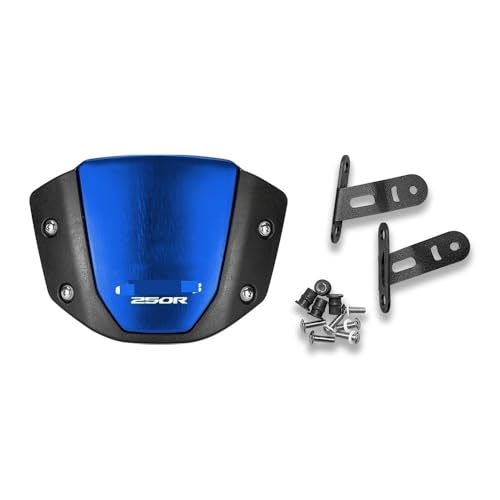 Pare-brise sport bleu pour moto Honda CB250R 2019-2020 bulle déflecteur de vent de rechange