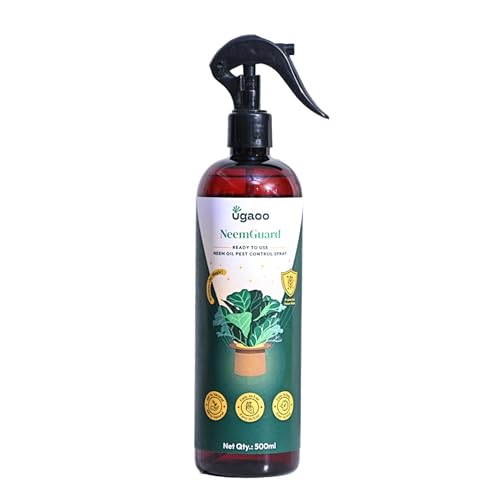Image of UGAOO Neemguard - Ready To Use Neem Oil Herbal Insect Repellent Spray (500 Ml) | Keeps Mealy Bug, Aphids, Spider Mites Away