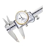 BIRAN Caliper with Meter Vernier Caliper Industrial Grade 200mm Accuracy 0.02mm Card Bi-Directional