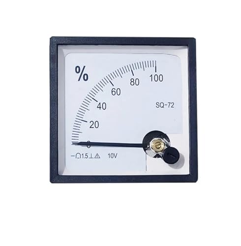 Ampèremètre voltmètre CC SQ-72 10V 4-20mA avec affichage de pourcentage 0-100%