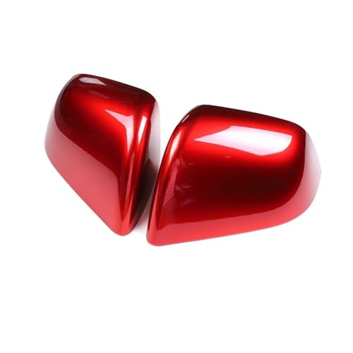Boîtier de rétroviseur pour Tesla coque de protection haut de gamme finition Y Paint Red durable
