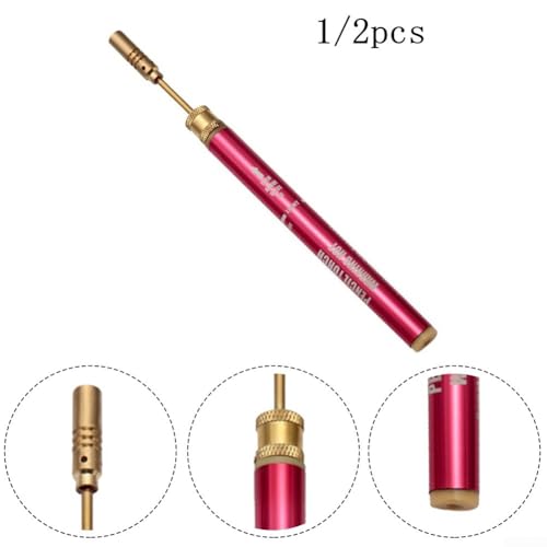 Miniatura 4 de Pink - Soldador De Gas Butano Recargable, Lápiz, Aerógrafo, Soldadura Fundida Plata Cobre Lata 2 Unidades