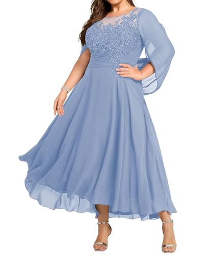 Mother of The Bride Dresses for Women Plus Size Lace Evening Formal Gowns for Wedding4