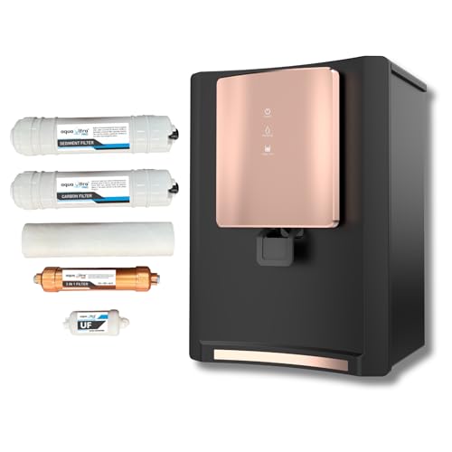 Image of aquaultra Plus 8 Stage RO+UV Water Purifier Filter for Home | Pre Filter & Yearly Maintenance Set | 65% High Water Saver | Copper Rich | 9L Storage | 20x Impurity Removal vs Local Purifiers