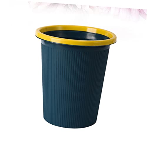 Caneca de basura plástica rectangular azul oscuro 2 unidades miniatura 4