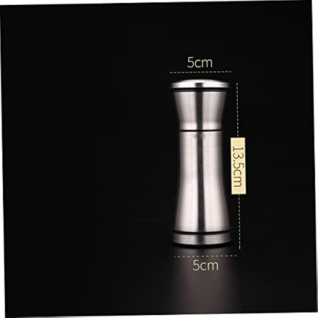 Unomor Stainless Steel Manual Pepper Mill Style Spice Grinder for Salt Beans Kitchen Tool