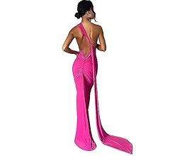 ☆【WOOALONG】☆Signature back strap slit long one-piec.e☆ Amazon.com | Longwenxuan Slingback Pointed Closed Toe