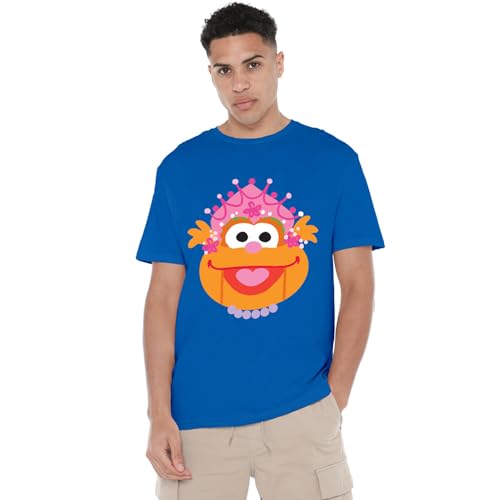 popfunk Sesame Street Christmas Nutcracker Zoey T Shirt, Royal, M Unisex-Adulto