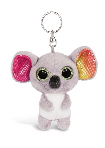 Preisvergleich Produktbild NICI 46310 Glubschis Koala Miss Crayon 9cm Schlüsselanhänger, Plüschtieranhänger mit Schlüsselring, Stofftierschlüsselhalter, graun / bunt