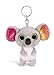 Produktbild NICI 46310 Glubschis Koala Miss Crayon 9cm Schlüsselanhänger, Plüschtieranhänger mit Schlüsselring, Stofftierschlüsselhalter, graun/bunt