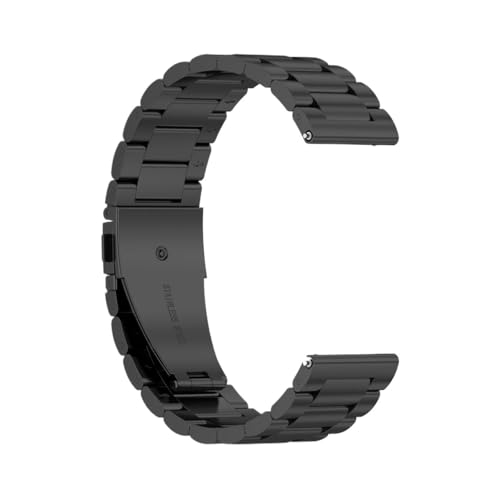 MEVMEVGNLN Fit For Garmin �Ή��E�H�b�`�X�g���b�v Fit For Venu 3/3s/2/2s �Ή��V���R���E�H�b�`�o���h�X�g���b�v Fit For Vivoactive 3/4/4s/245 �o���h�Ή�(Black,22MM U